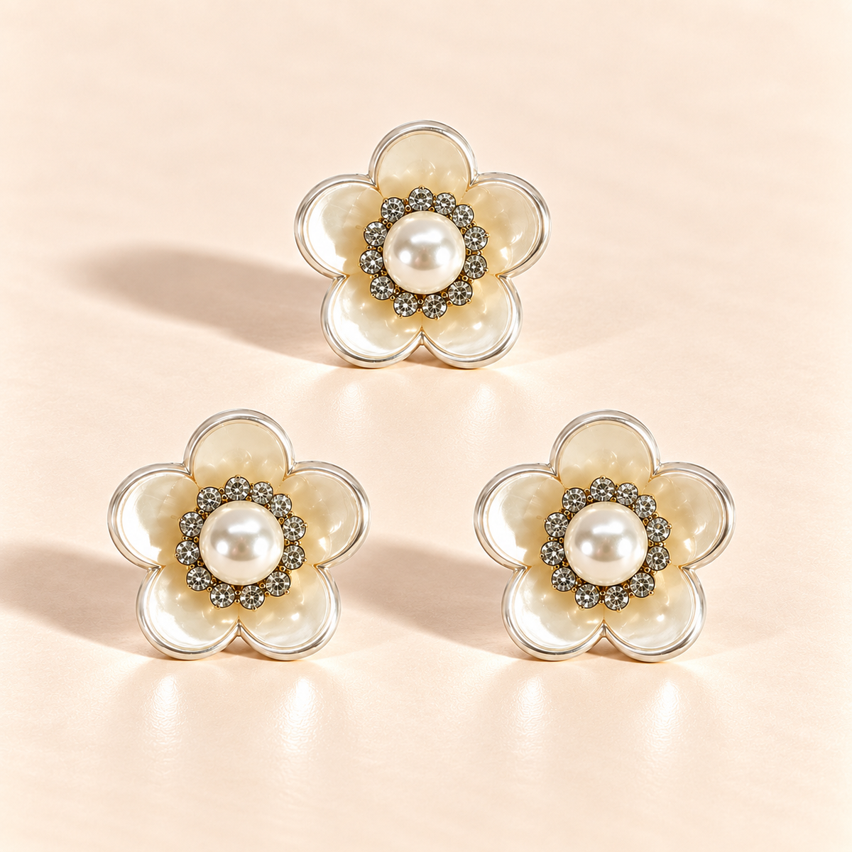 Pearl Flower Charm