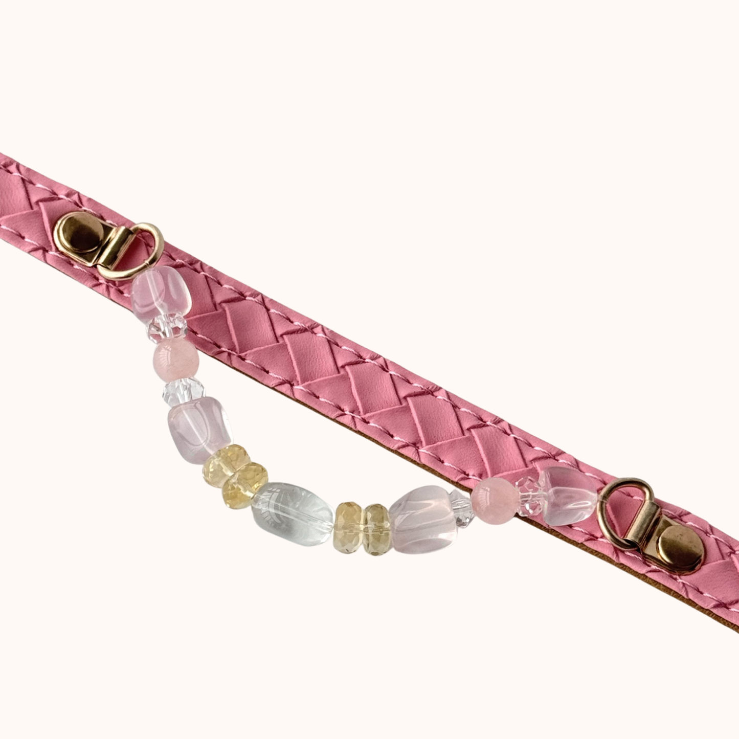 Rose Quartz Gemstone Collar