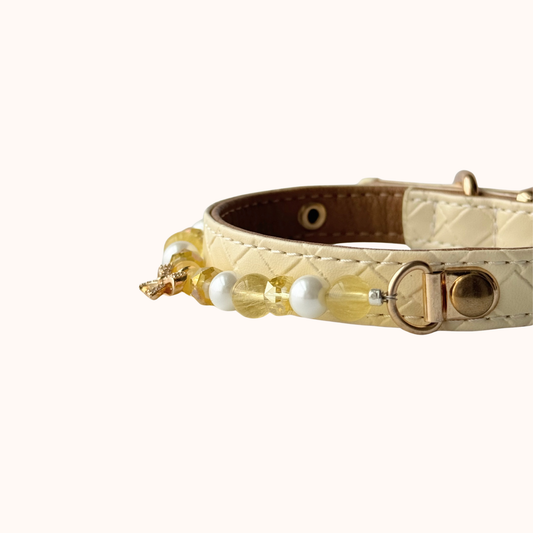 Golden Pearl Gemstone Collar