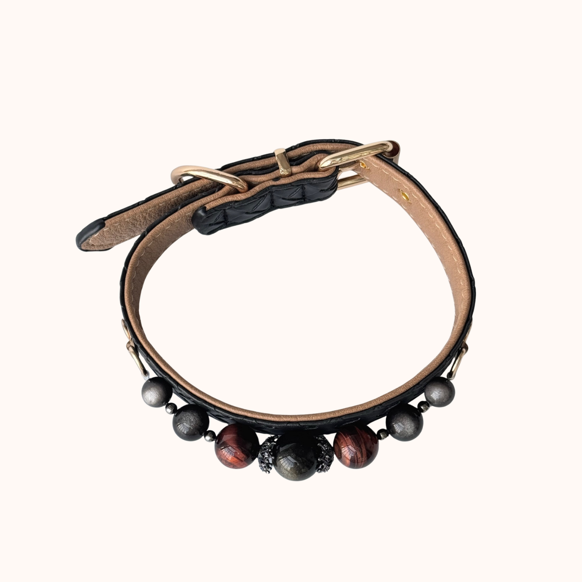 Obsidian Gemstone Collar