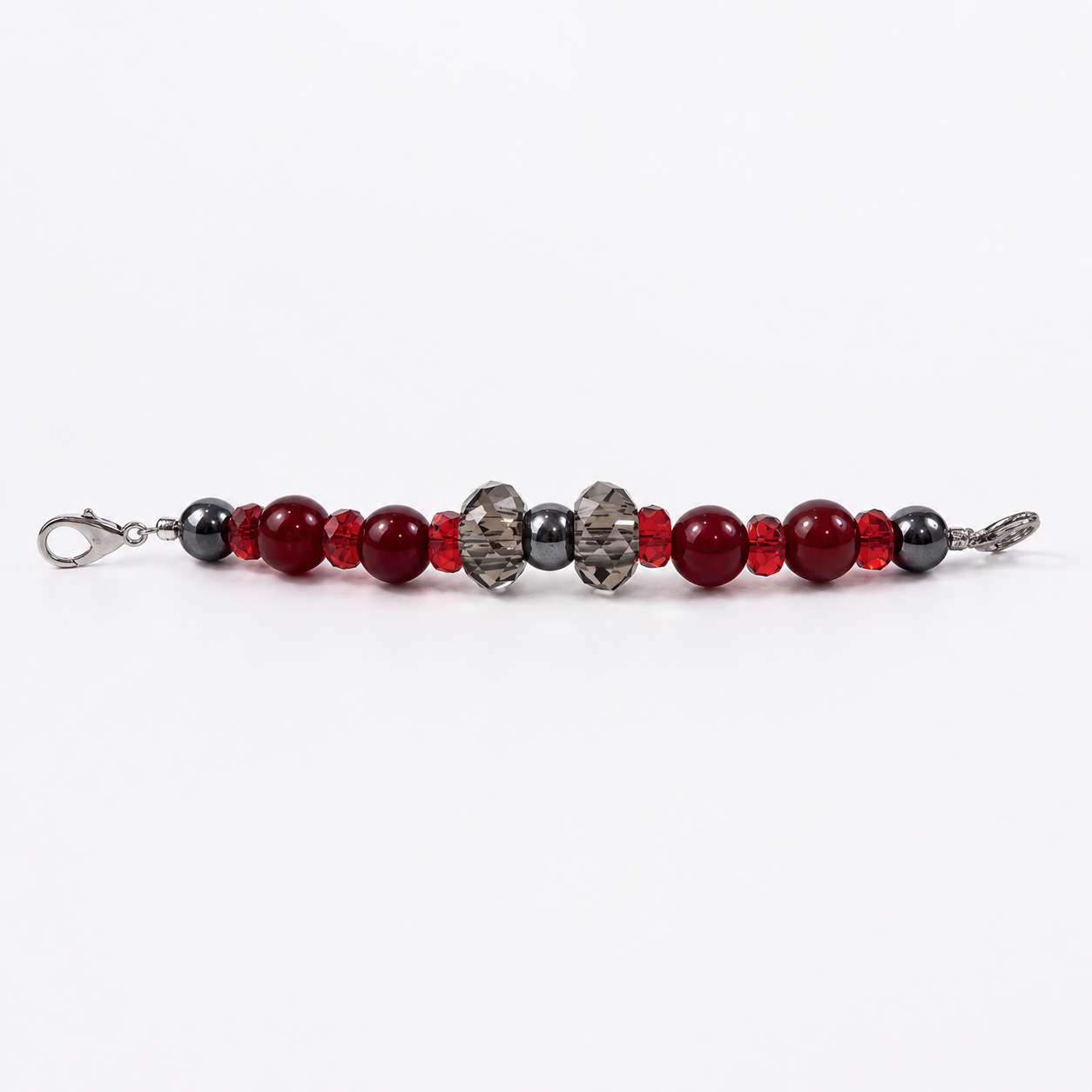 Beaded Chains – Burgundy Smoke