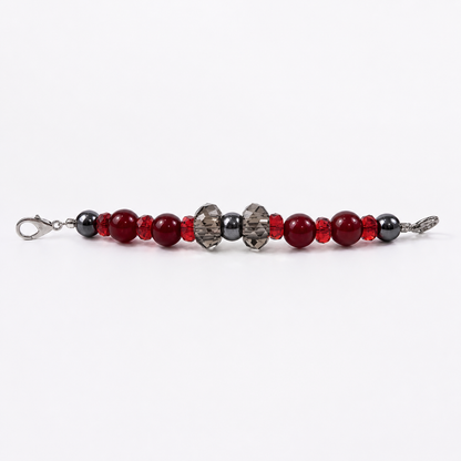 Beaded Chains – Burgundy Smoke